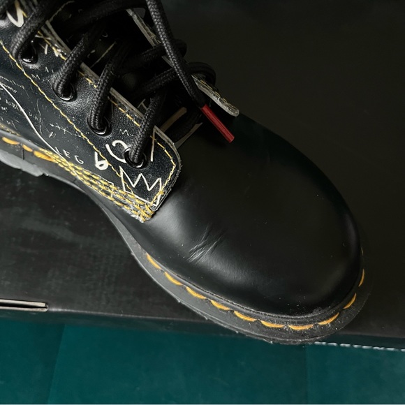 Dr. Martens 1460 Basquiat Leather Lace Up Boots - Limited Edition - Picture 6 of 12